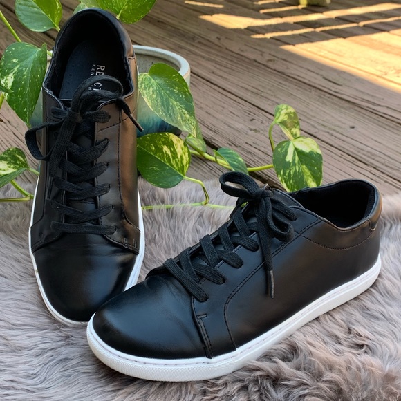 Kenneth Cole Reaction Joey Sneaker Black/Silver 10 - Picture 2 of 8